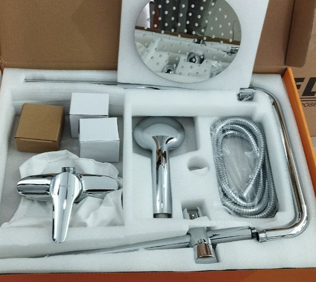Colonne de douche Argent avec Mitigeur